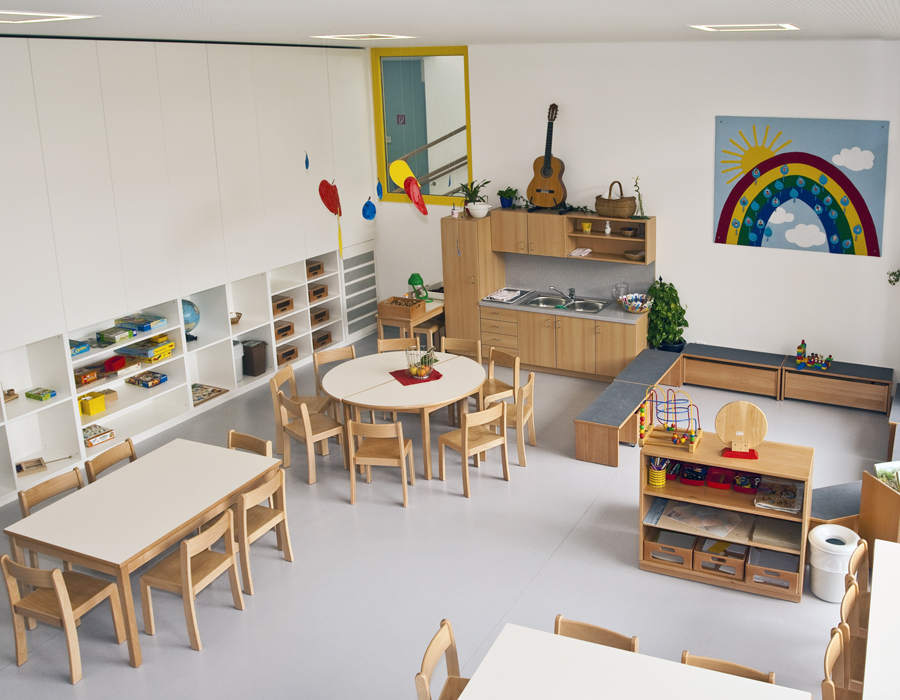 Playroom in the kindergarten Robert-Koch-Straße